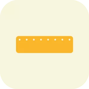 Acrylic ruler