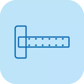 T-shaped ruler